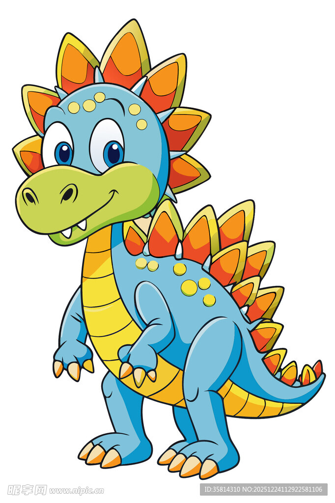 可爱卡通恐龙形象