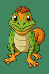 可爱卡通青蛙形象