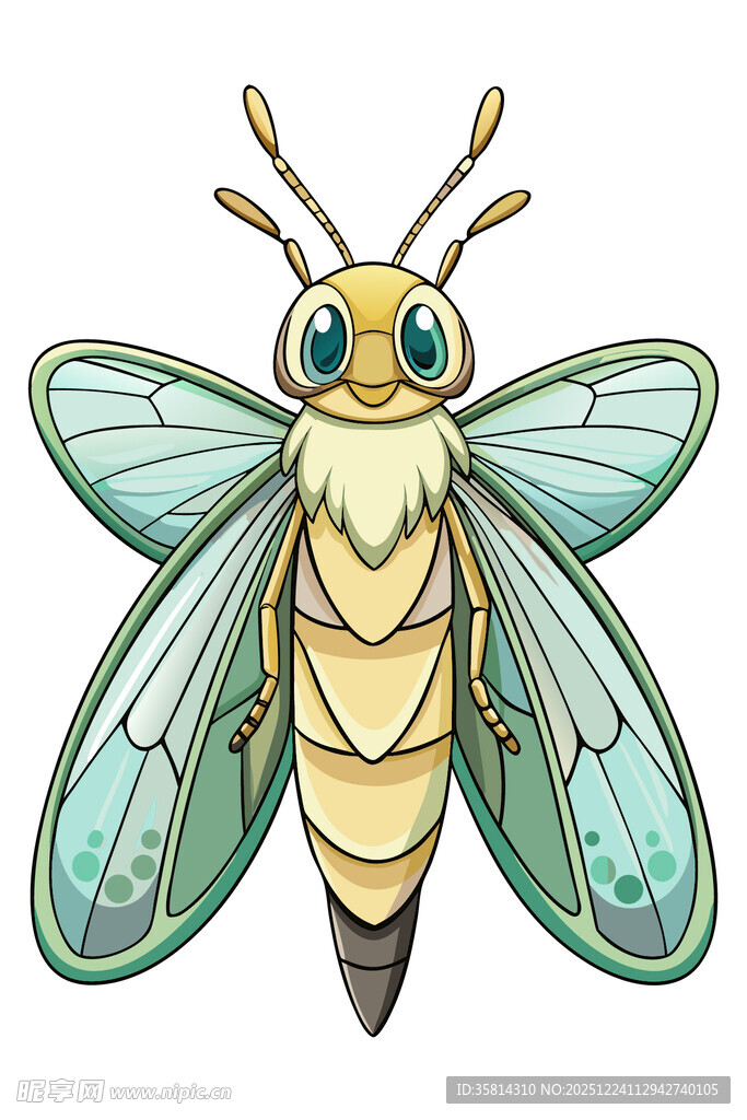 可爱卡通蜜蜂插画