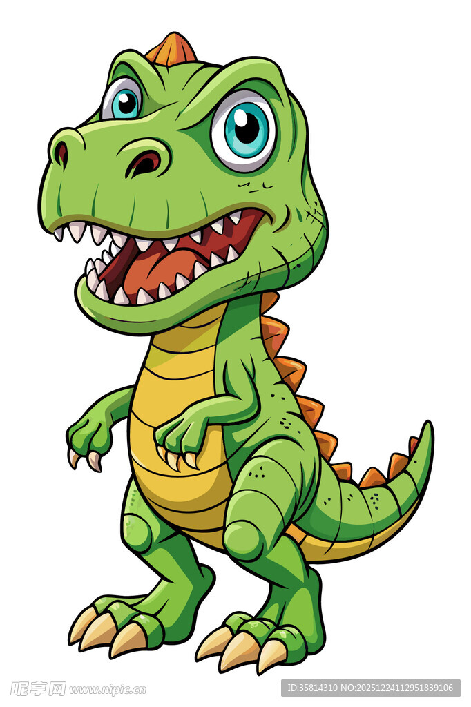 可爱卡通小恐龙形象