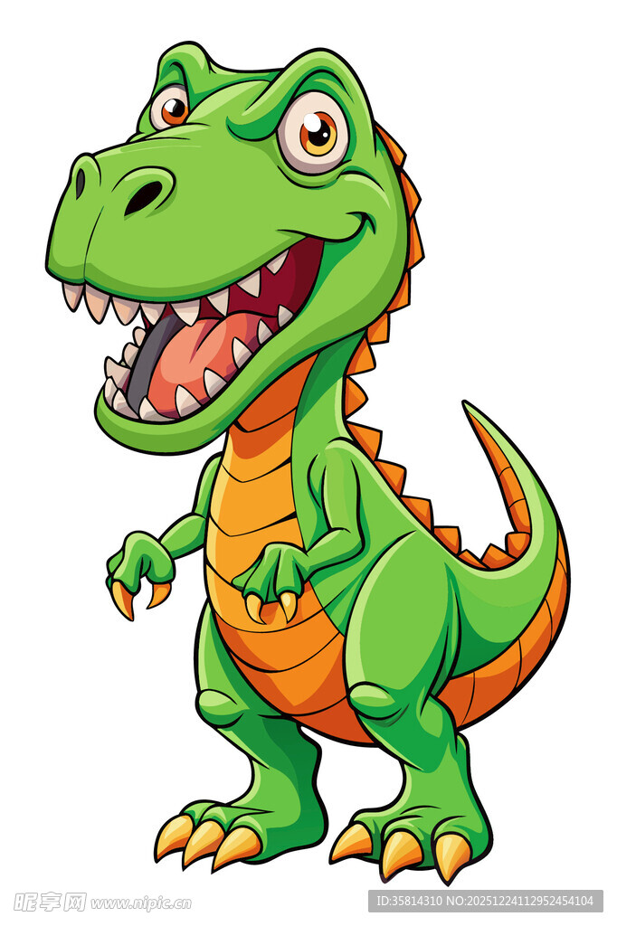 可爱卡通恐龙形象