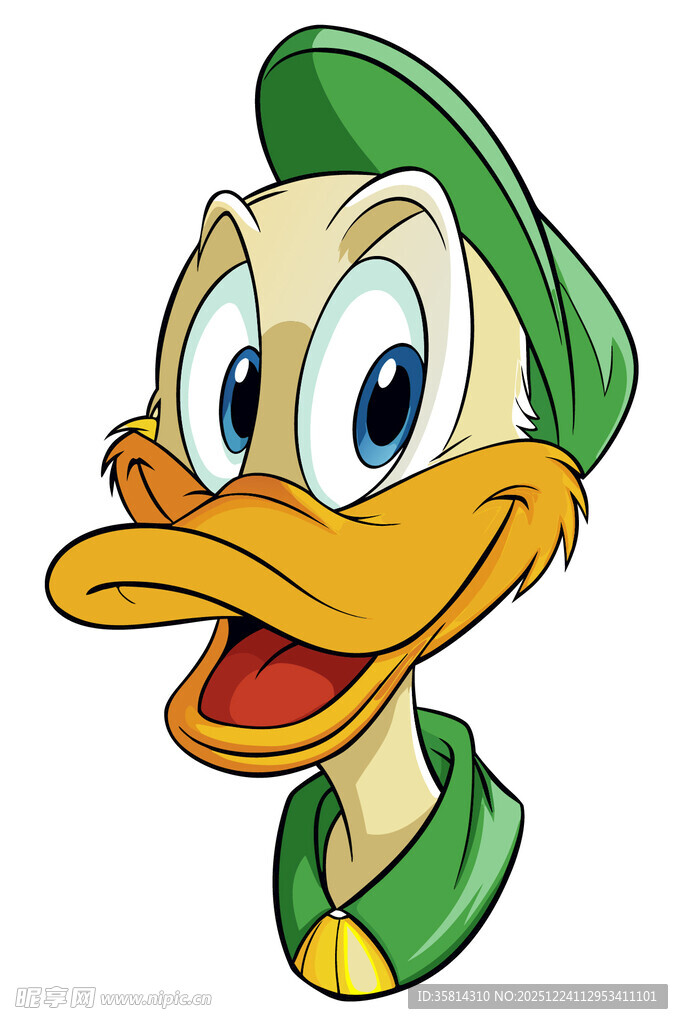 卡通鸭子形象