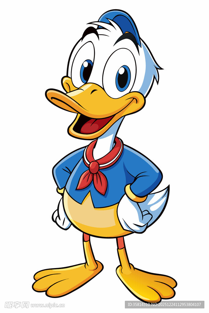 唐老鸭卡通形象展示