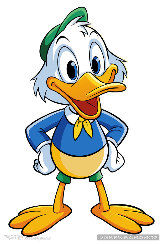 卡通鸭子形象
