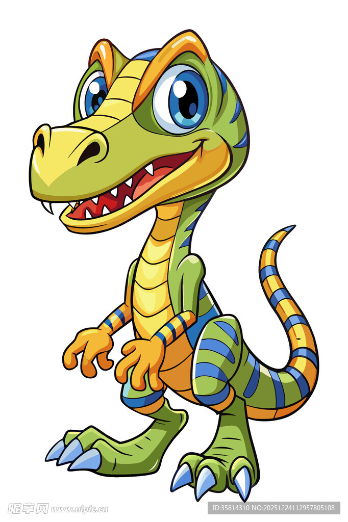 可爱卡通小恐龙形象