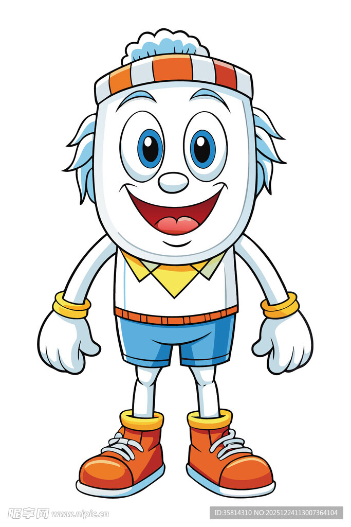 活力卡通老人形象