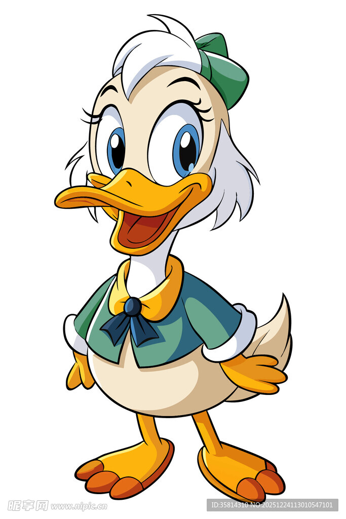 可爱小鸭卡通形象