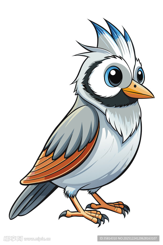 可爱卡通小鸟形象