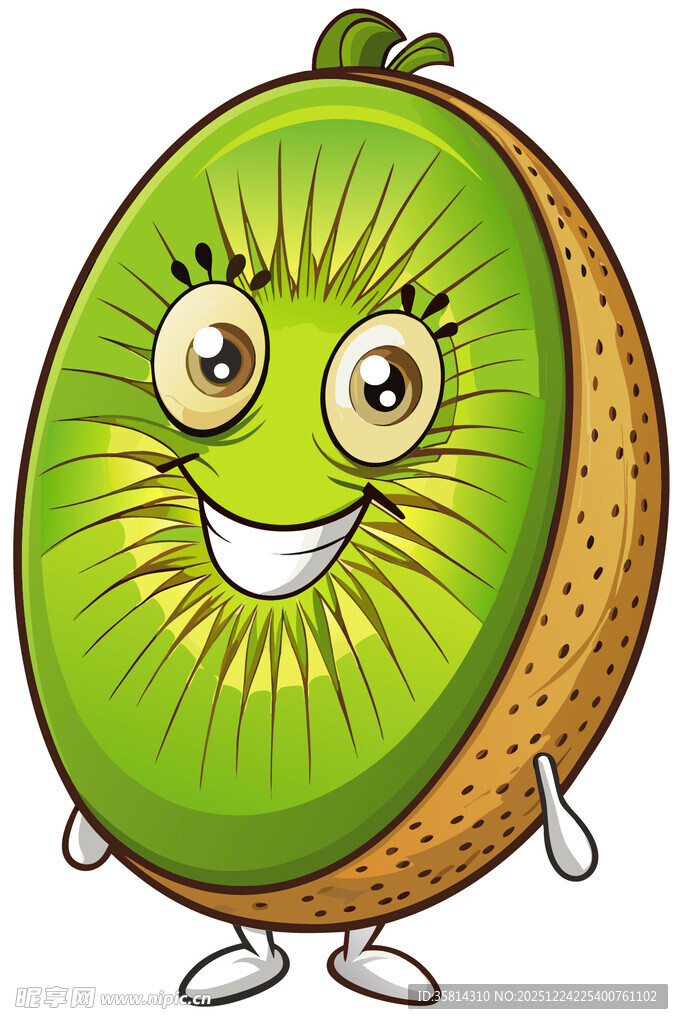 可爱猕猴桃卡通形象