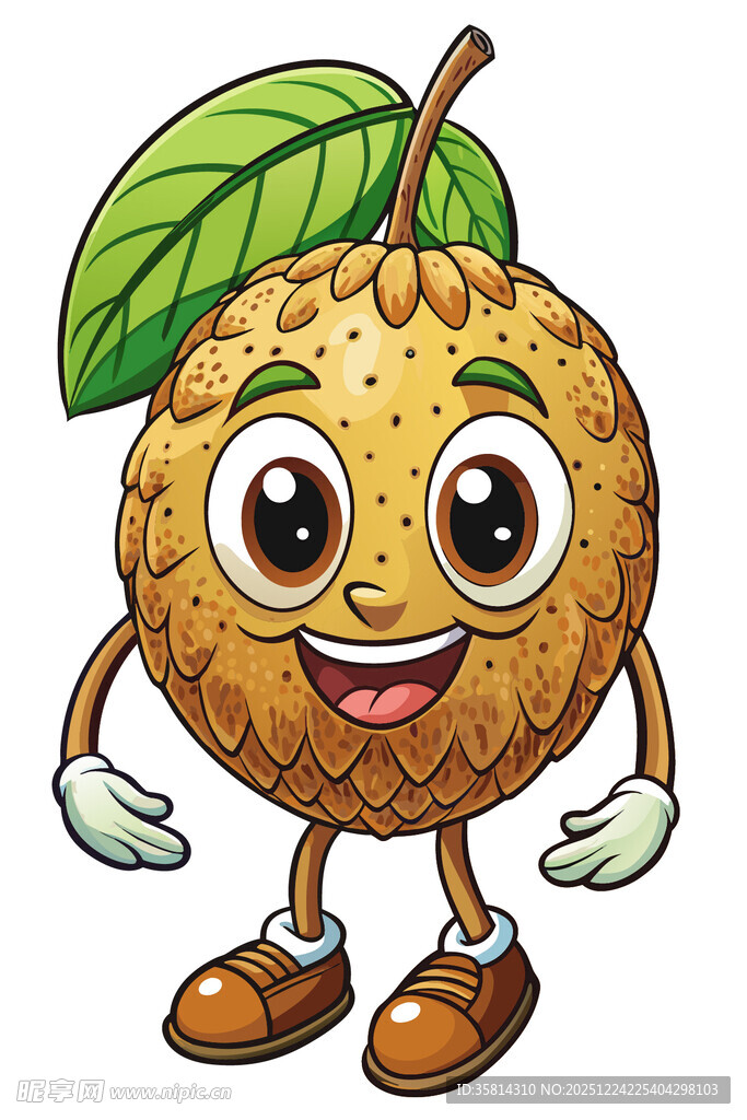 可爱荔枝卡通形象