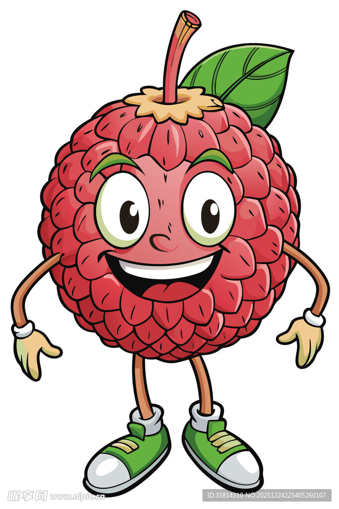 可爱荔枝卡通形象