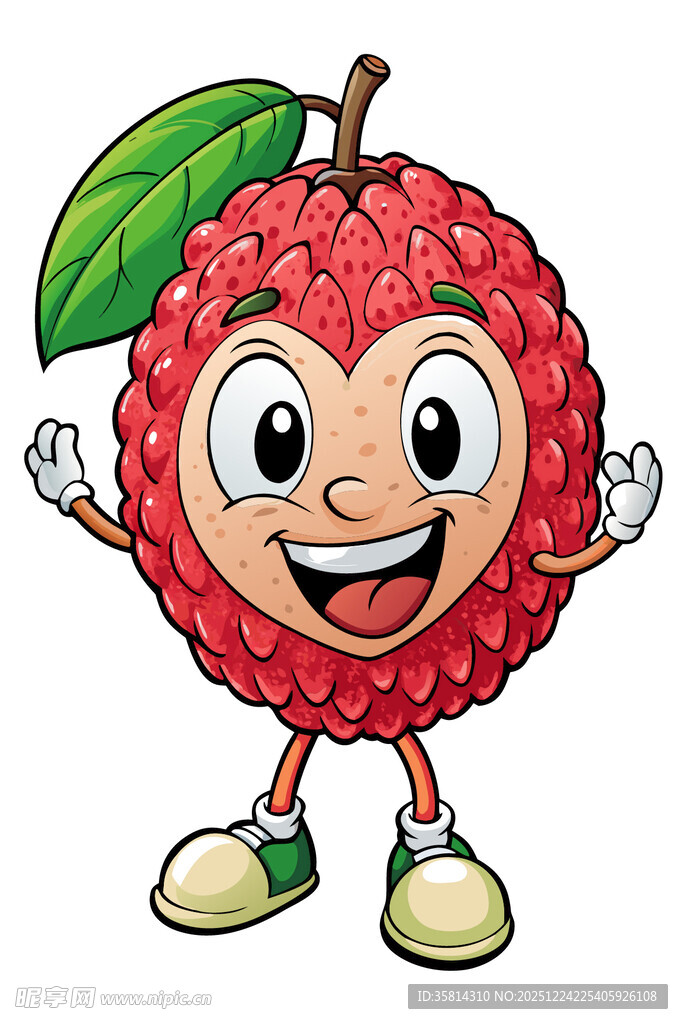 可爱荔枝卡通形象