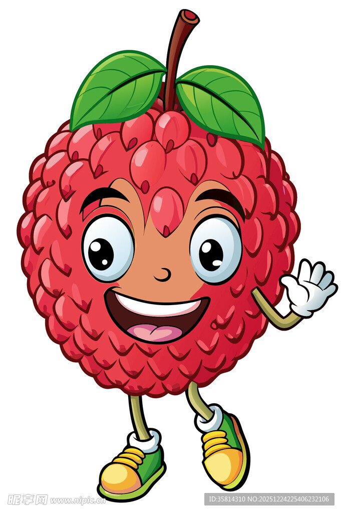 可爱荔枝卡通形象