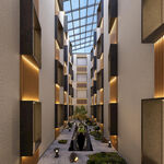 现代时尚室内中庭景观