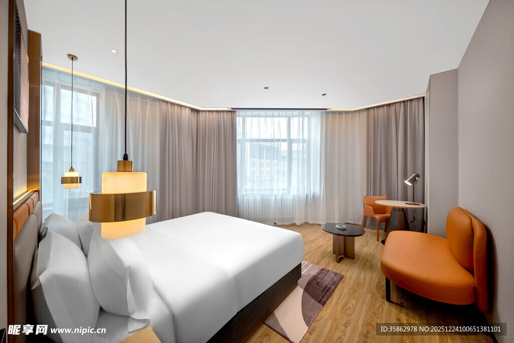 现代简约风温馨卧室空间