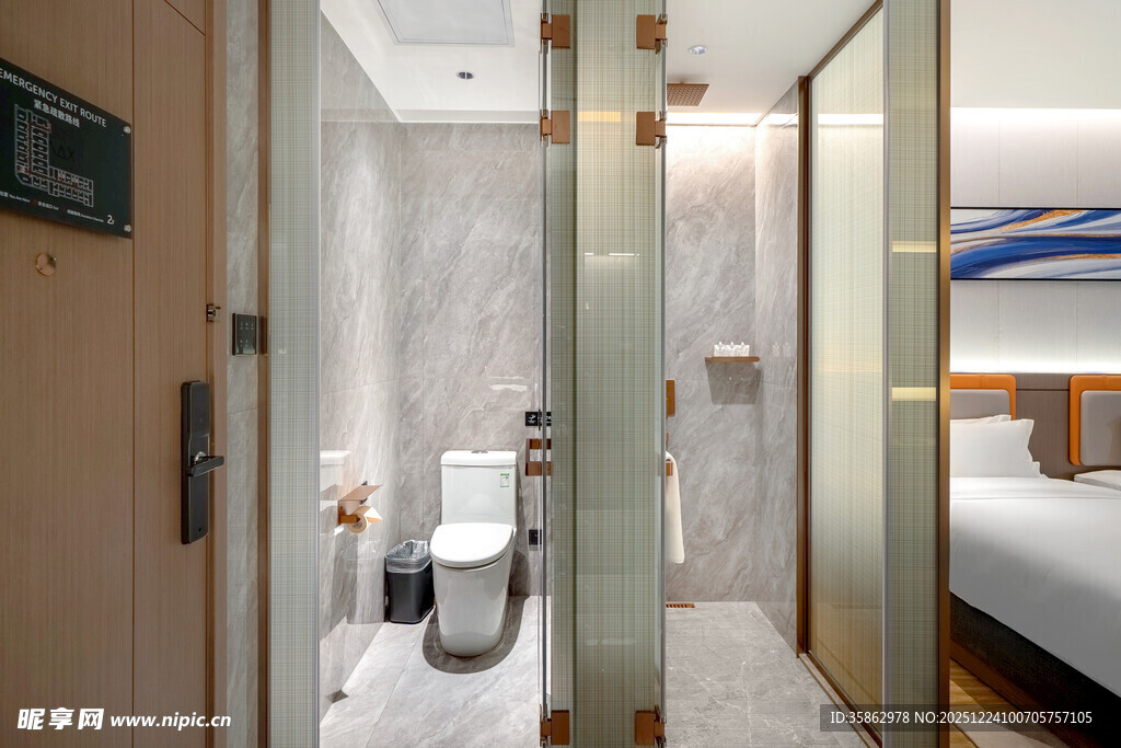 现代简约风格酒店卫浴空间