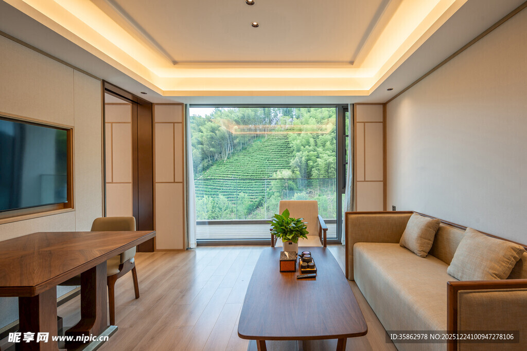 现代简约风温馨客厅空间