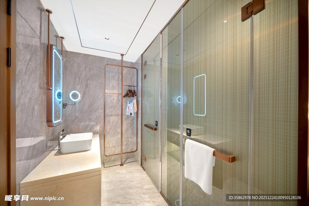 现代简约风格的精致浴室