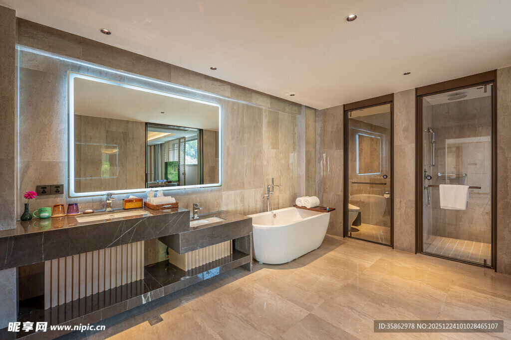 现代豪华浴室设计展示