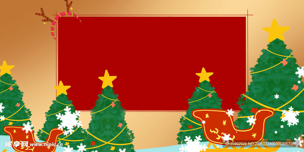 圣诞装饰背景图