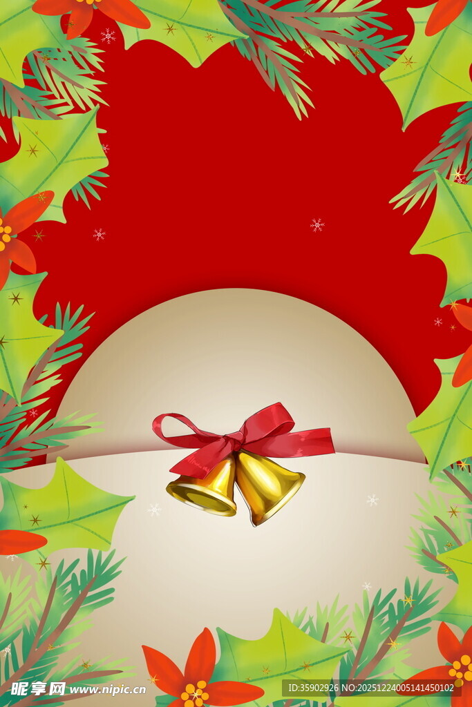 圣诞信封配铃铛装饰