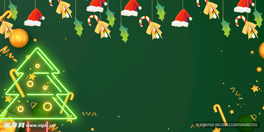 圣诞装饰背景图