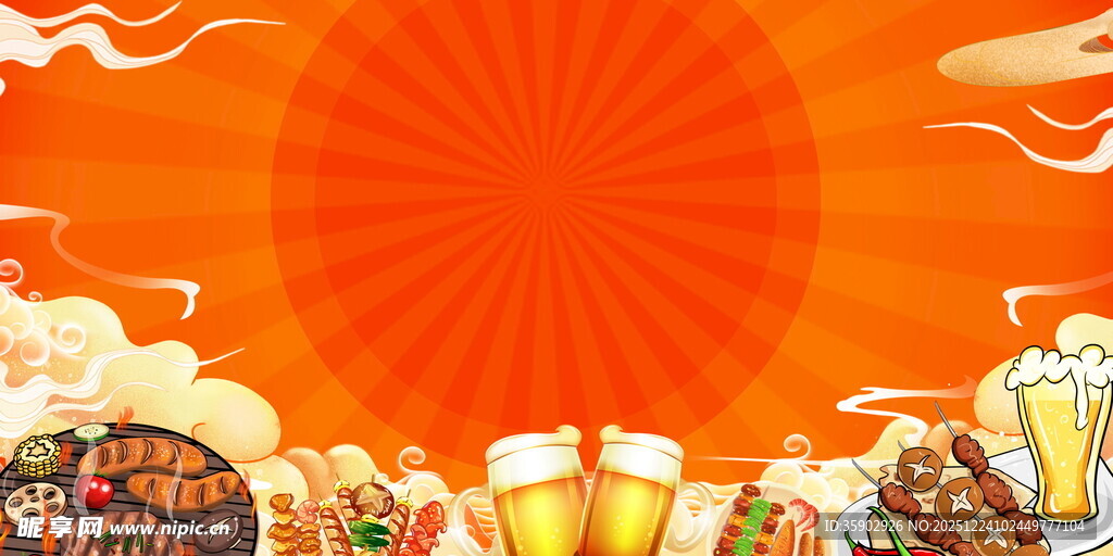 日式美食与落日风景