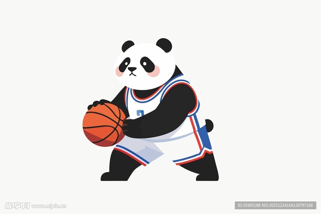 熊猫打篮球