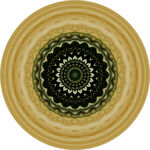 圆形曼陀罗图案装饰画