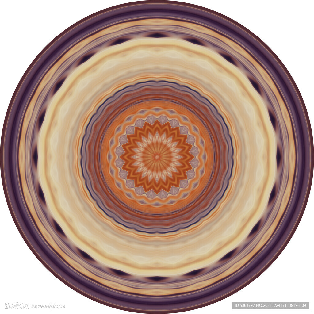 抽象圆形几何图案纹理