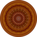 圆形精美曼陀罗图案