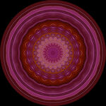 绚丽多彩的抽象圆形图案