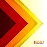 多彩几何箭头矢量背景图