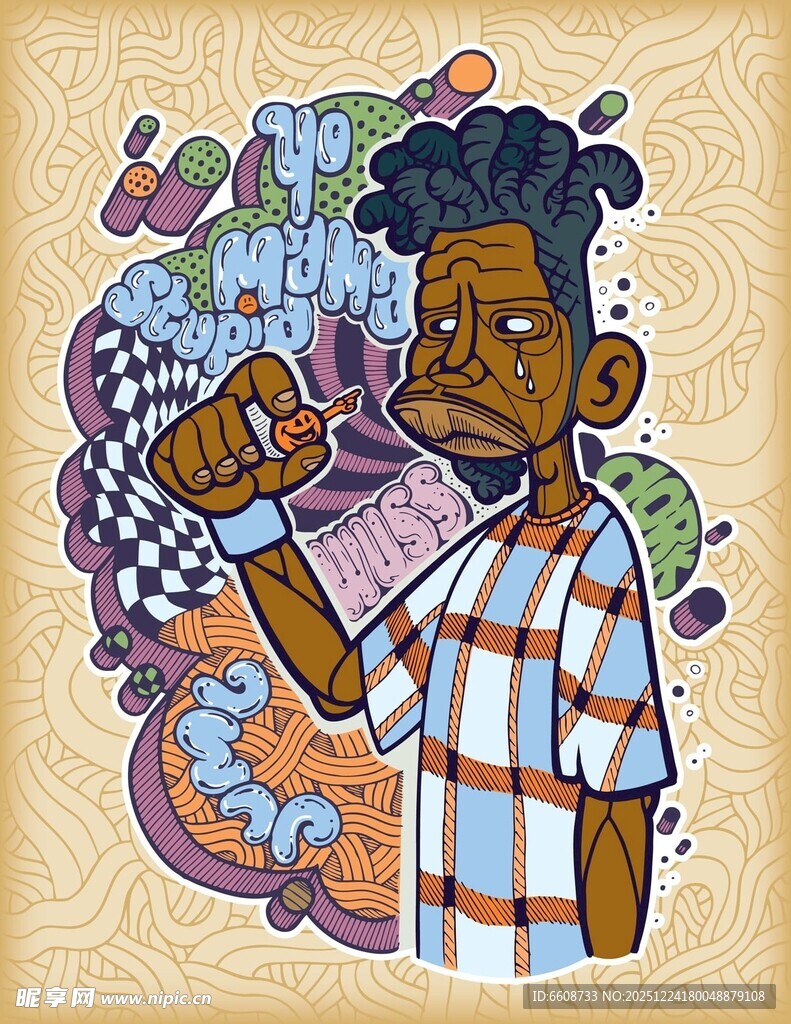 潮流男孩的个性街头风