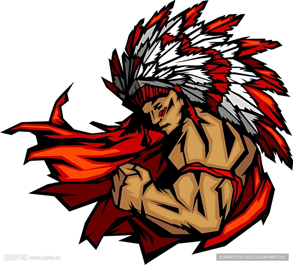 印第安勇士形象