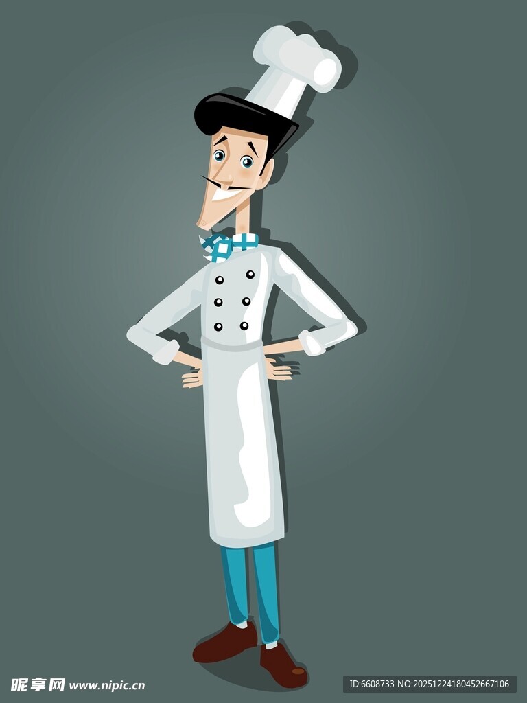 卡通厨师形象
