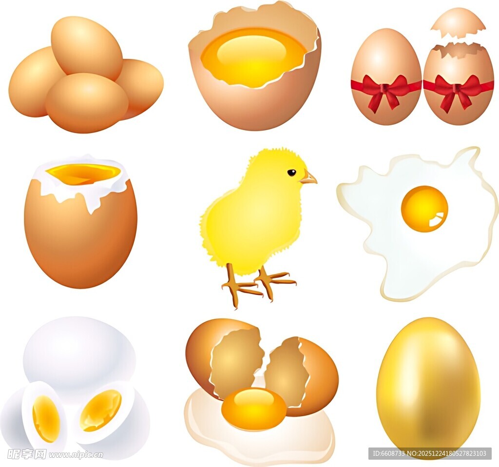鸡蛋相关元素集合