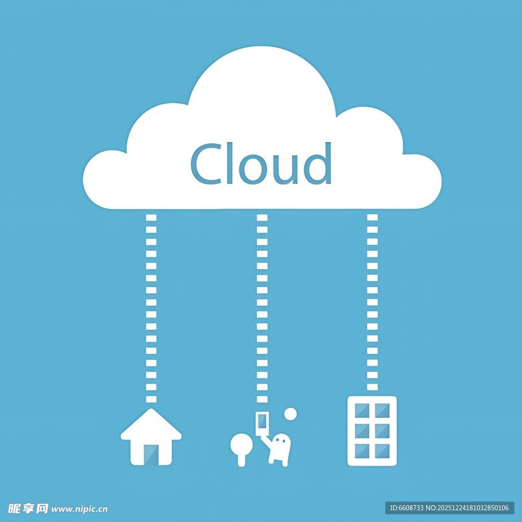 云端连接生活元素