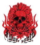 火焰骷髅朋克风图案设计