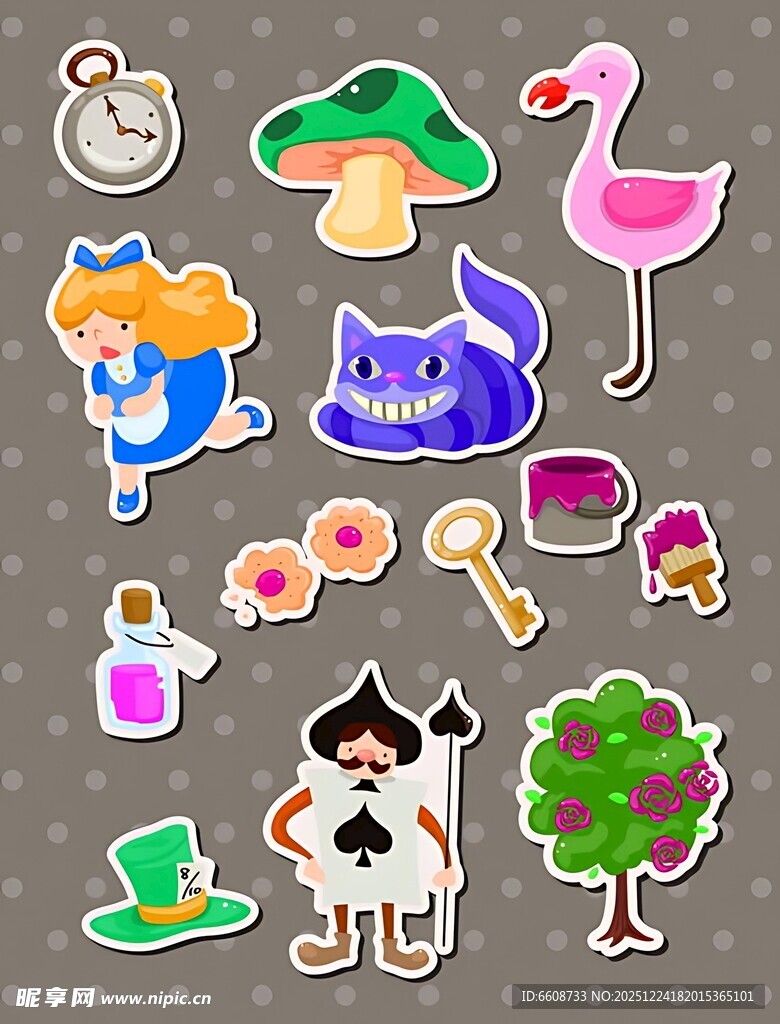 可爱卡通贴纸集合