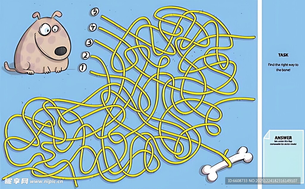 狗狗迷宫寻骨游戏图