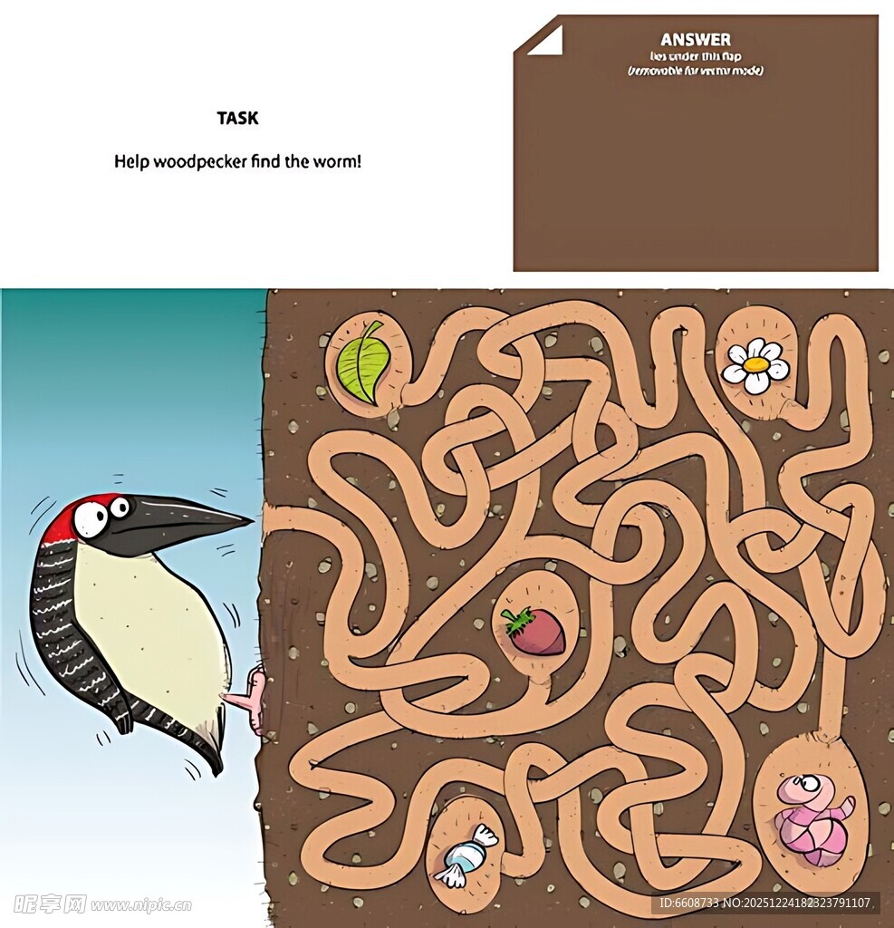 啄木鸟主题迷宫游戏图