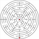 圆形迷宫图案设计