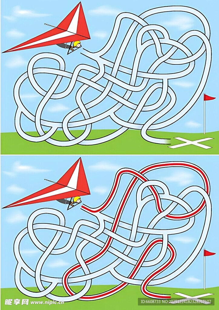 纸飞机迷宫挑战游戏