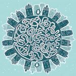 伊斯兰风格阿拉伯文装饰图案