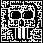 像素风格骷髅图案设计