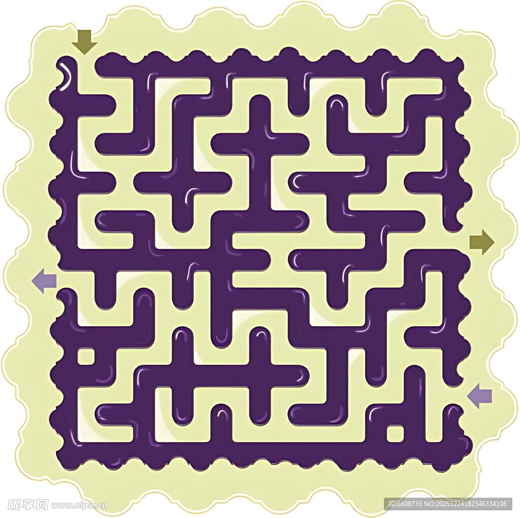 趣味迷宫图案设计