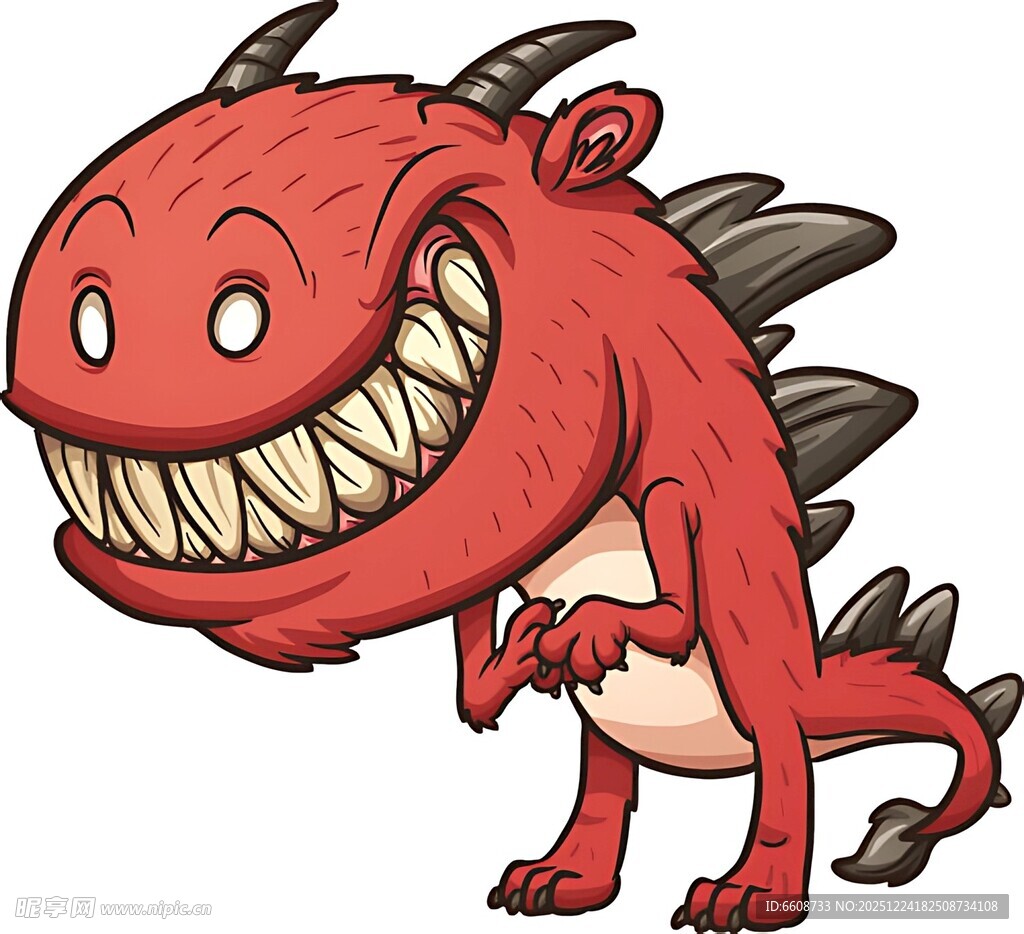 可爱卡通小怪兽