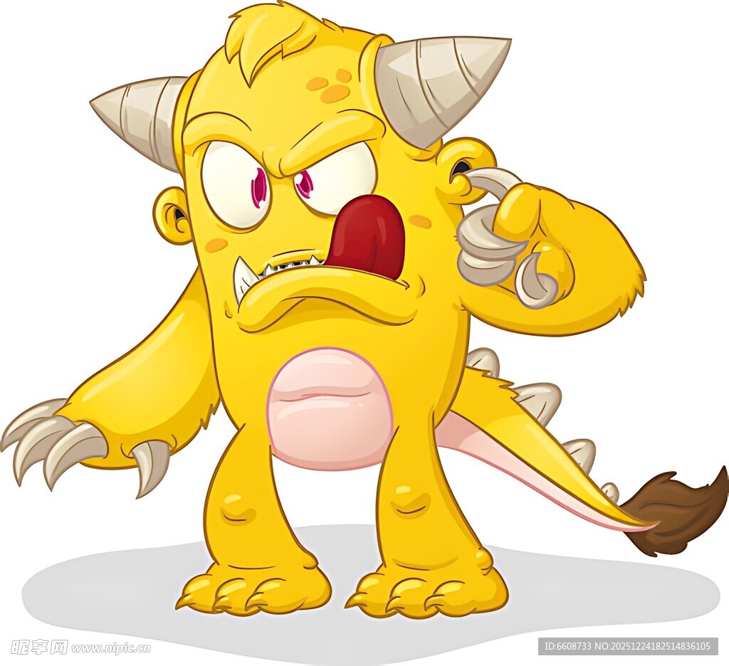 愤怒的黄色小怪兽