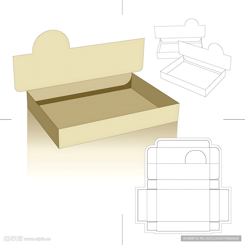 纸盒包装设计模板展示